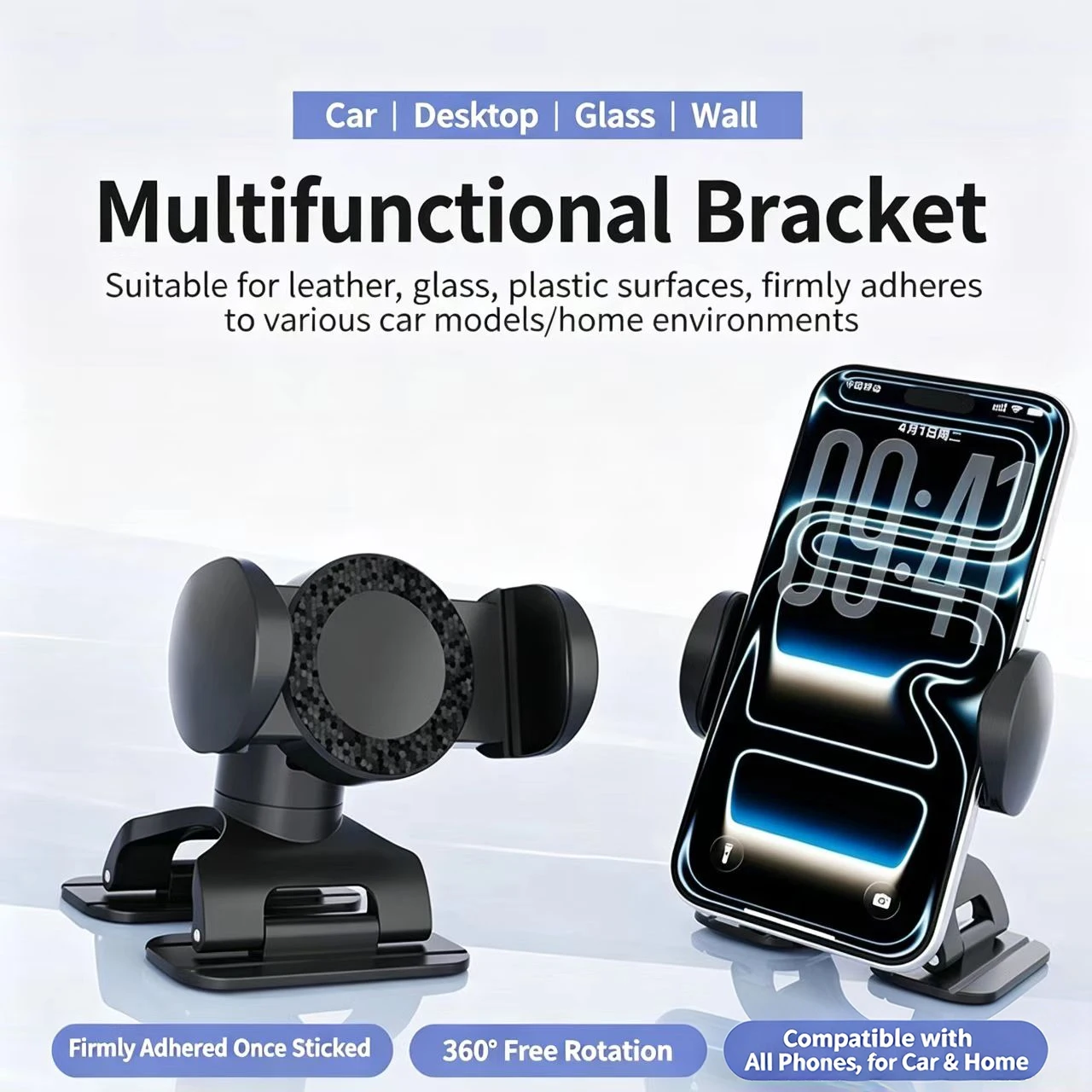 Car Phone Holder - 360-degree rotating car phone holder -