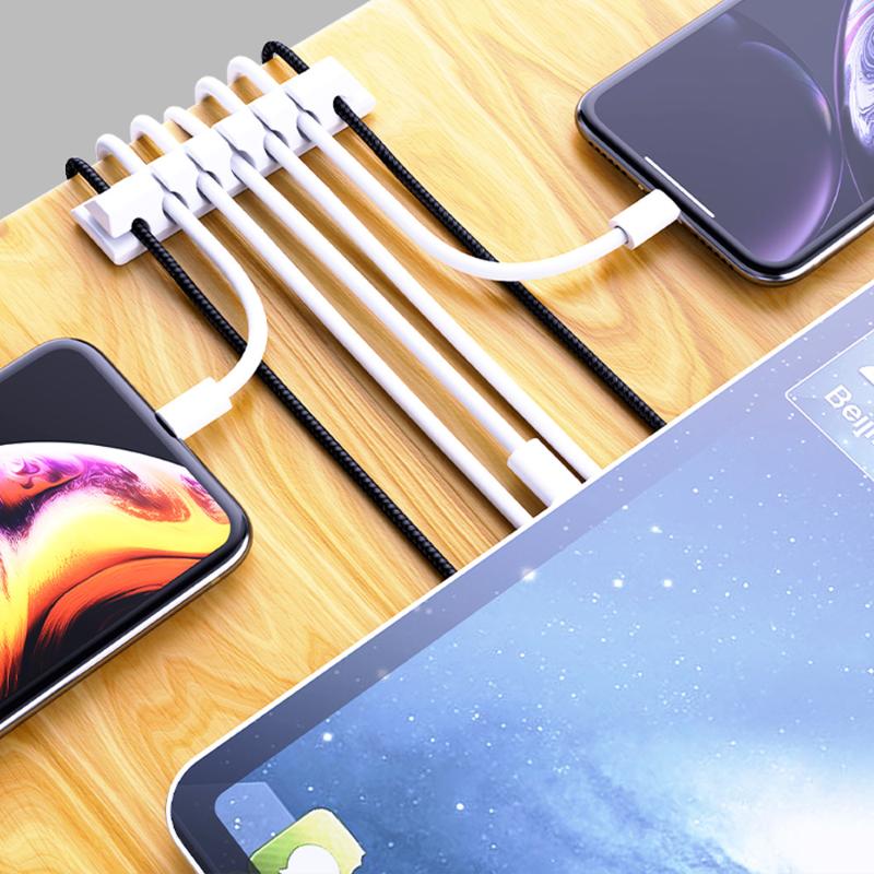 5Pcs Tear Resistant Silicone C - Car Cable Organizer ulasan dan harga