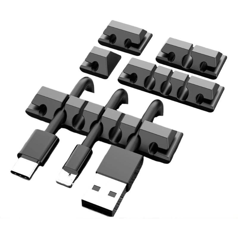 5Pcs Tear Resistant Silicone C - Car Cable Organizer ulasan dan harga