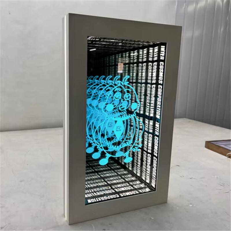 LED Infinity 3D Mirror Buildin - Car Mirror ulasan dan harga
