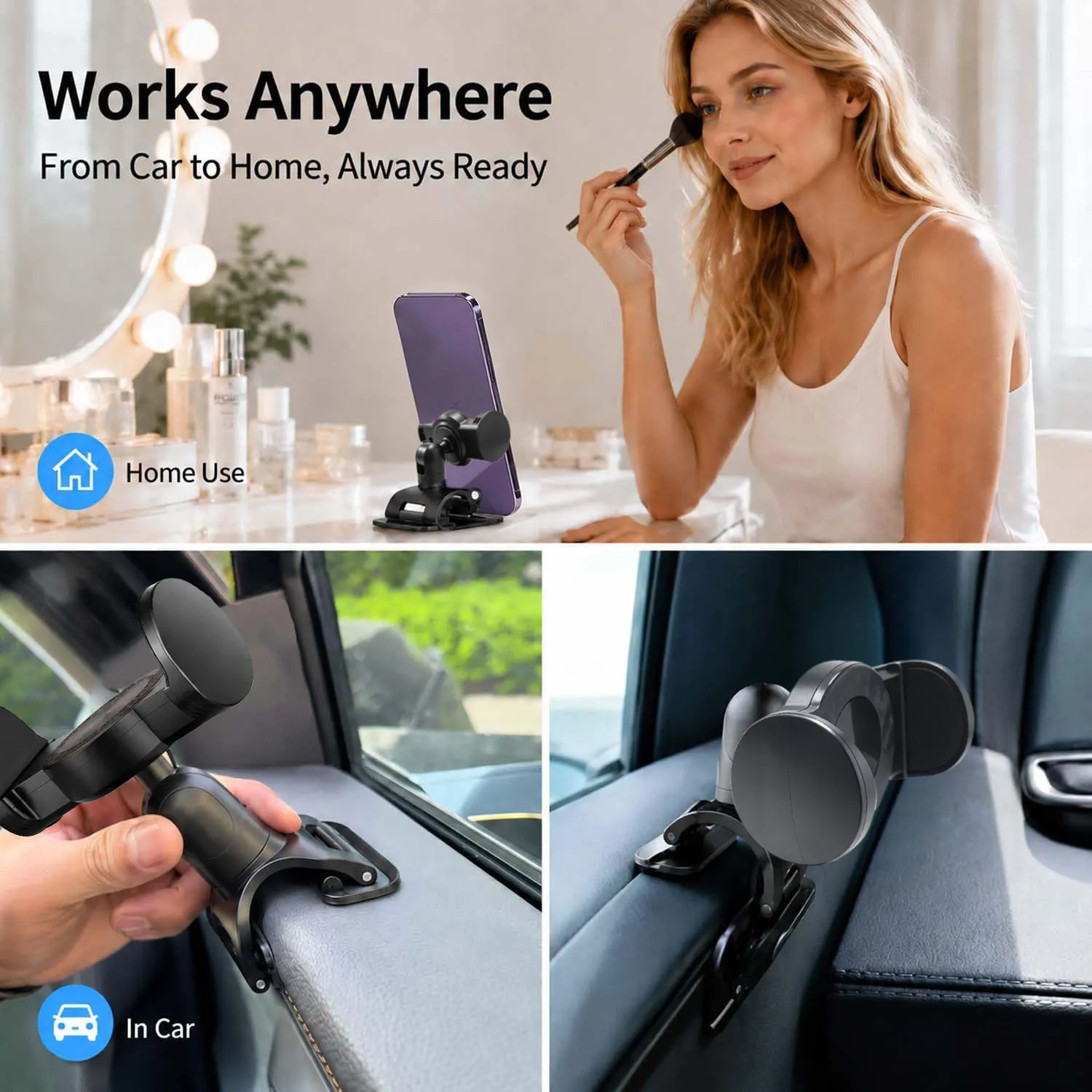 360-degree rotating car phone  - Car Phone Holder ulasan dan harga
