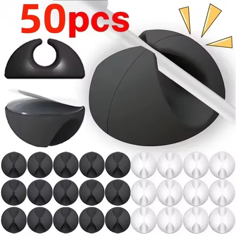 5/50Pcs Mini Cable Winder Orga - Car Cable Organizer ulasan dan harga