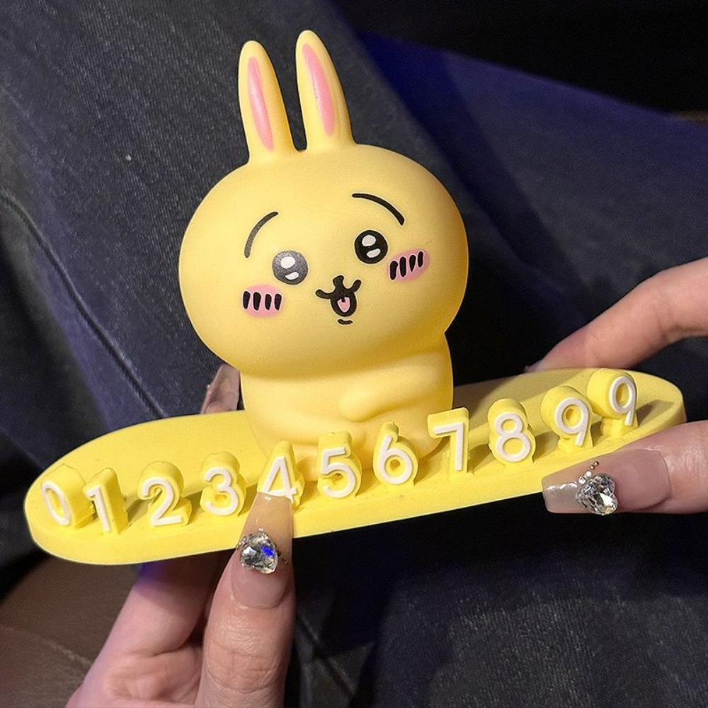2026 Chiikawa Parking Number P - Car Accessories Japanese ulasan dan harga