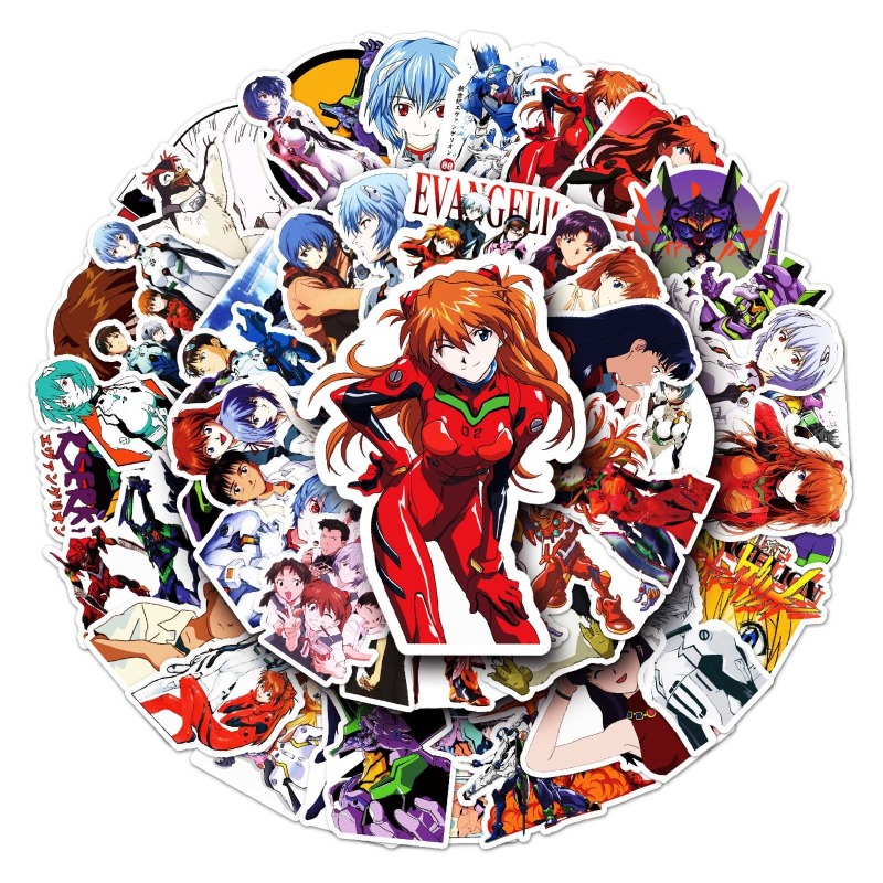 50 Pieces of Neon Genesis Evan - Car Accessories Japanese ulasan dan harga
