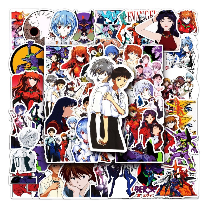 50 Pieces of Neon Genesis Evan - Car Accessories Japanese ulasan dan harga