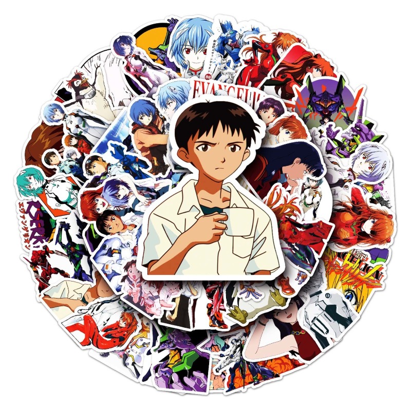 50 Pieces of Neon Genesis Evan - Car Accessories Japanese ulasan dan harga