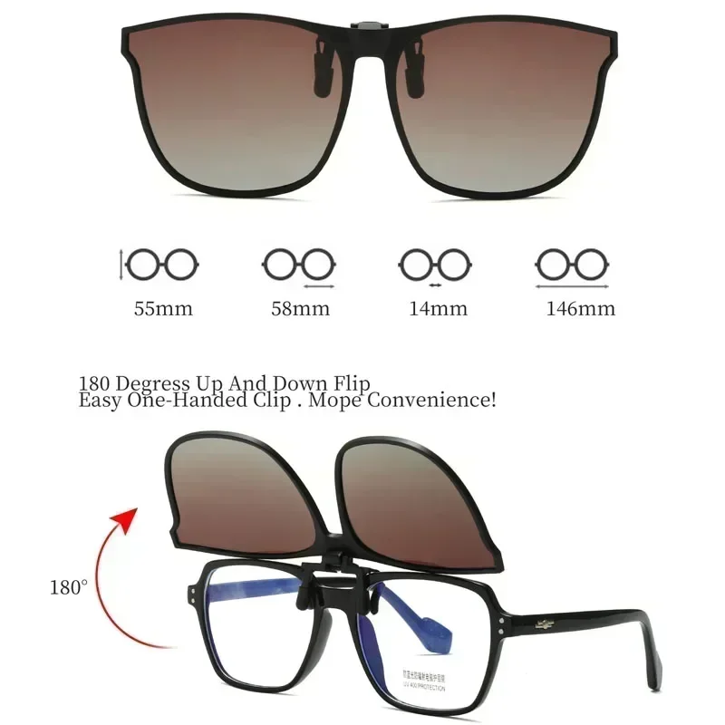 Polarized Clip On Sunglasses M - Car Mirror ulasan dan harga