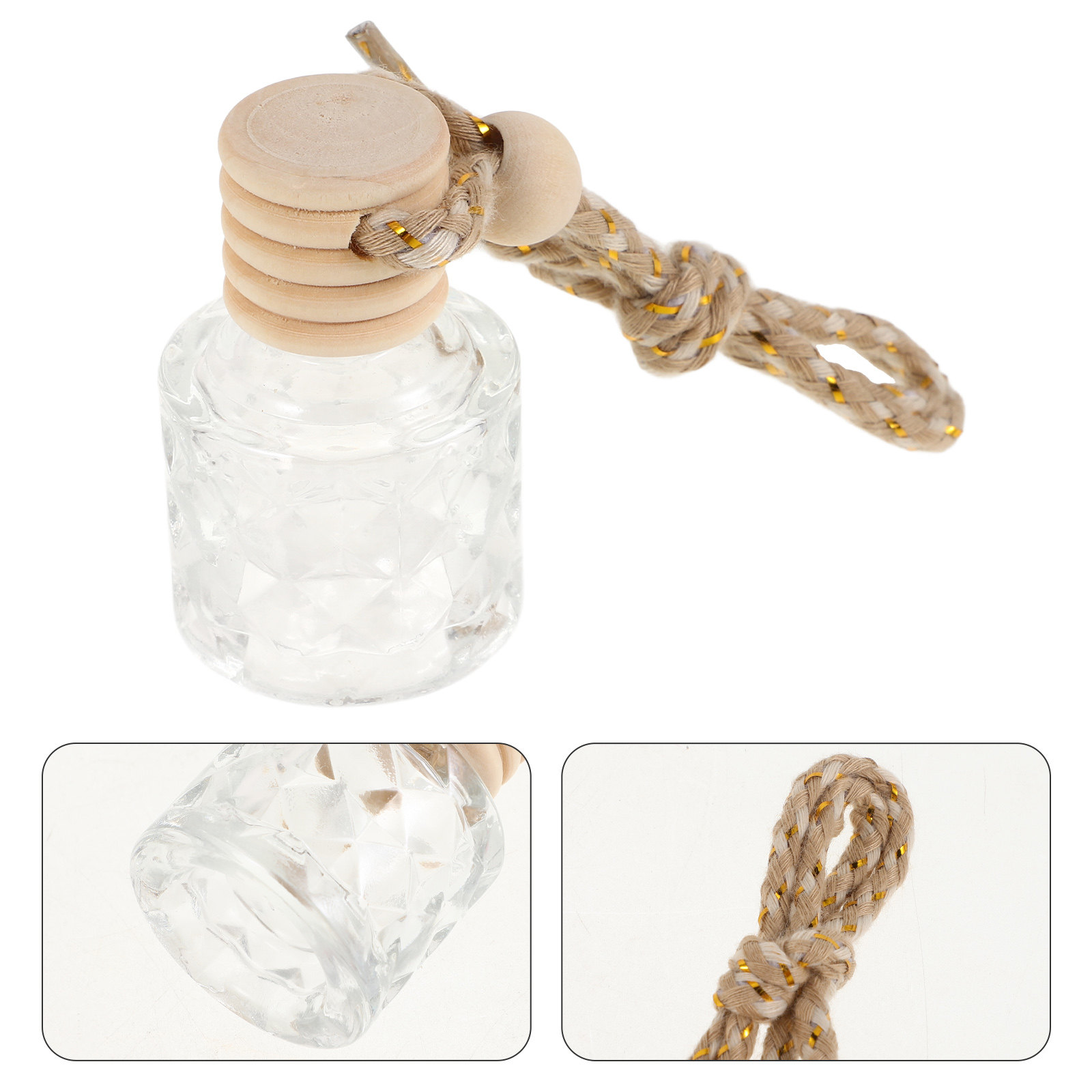 2 pcs Glass Essential Oil Bott - Car Air Freshener ulasan dan harga