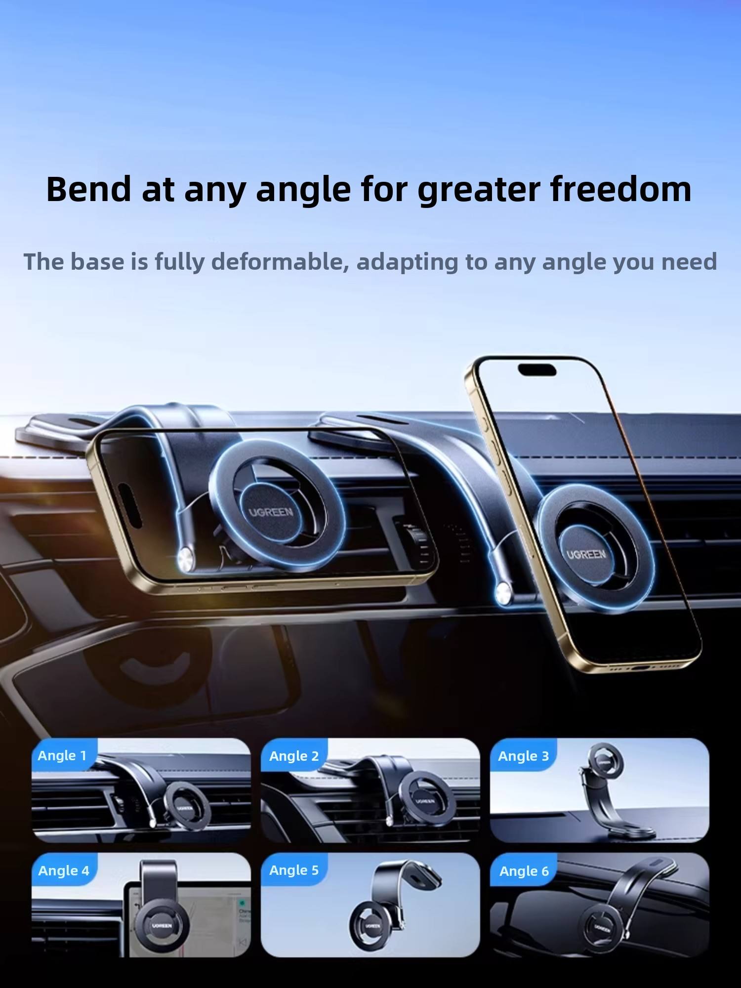 UGREEN Magnetic Car Mount 360- - Car Vacuum ulasan dan harga